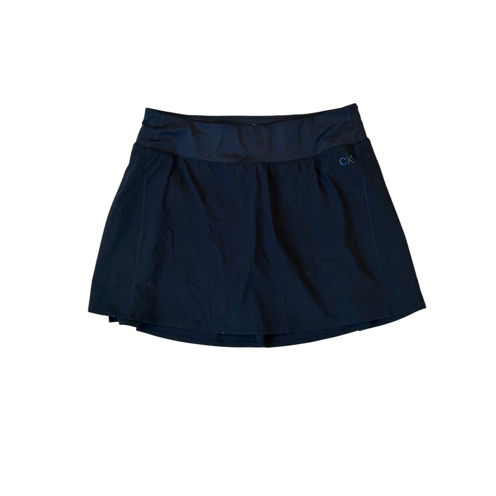Calvin Klein Performance Black Athletic Skort Skirt with Built-In Shorts Large